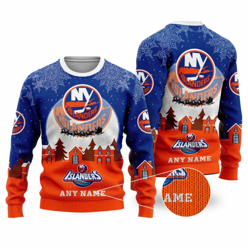 NHL New York Islanders Special Christmas Ugly Sweater - Narides