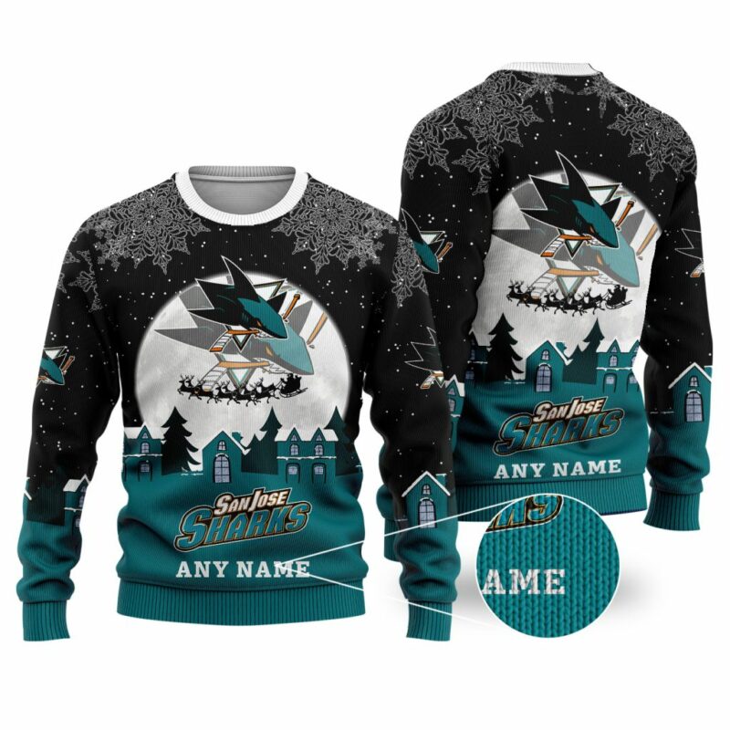 NHL San Jose Sharks Special Christmas Ugly Sweater - Narides