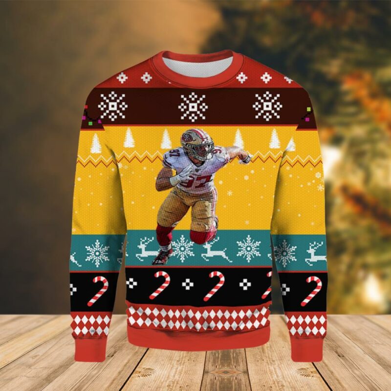 Nick Bosa No97 San Francisco 49ers Awesome Ugly Sweater - Narides