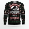 Dinosaur Mamasaurus Ugly Christmas Sweater