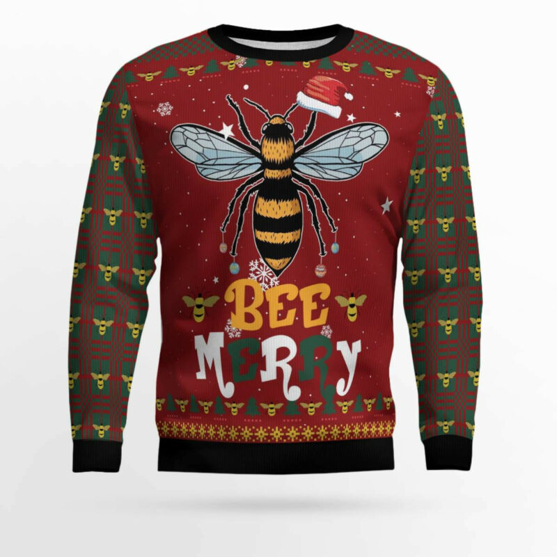 Bee Merry Ugly Christmas Sweater