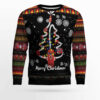 Merry Christmas Firefighter Ugly Christmas Sweater