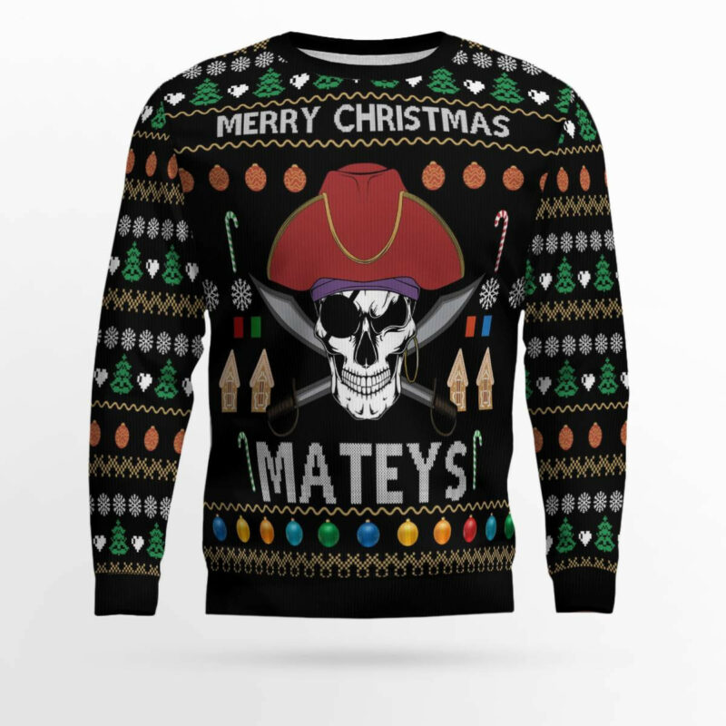 Pirate Skull Ugly Ugly Christmas Sweater