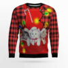 Cat Pocket Christmas Ugly Christmas Sweater