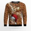 Giraffe Funny Ugly Christmas Sweater