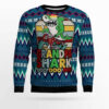 Grandpa Shark Dododo Ugly Christmas Sweater