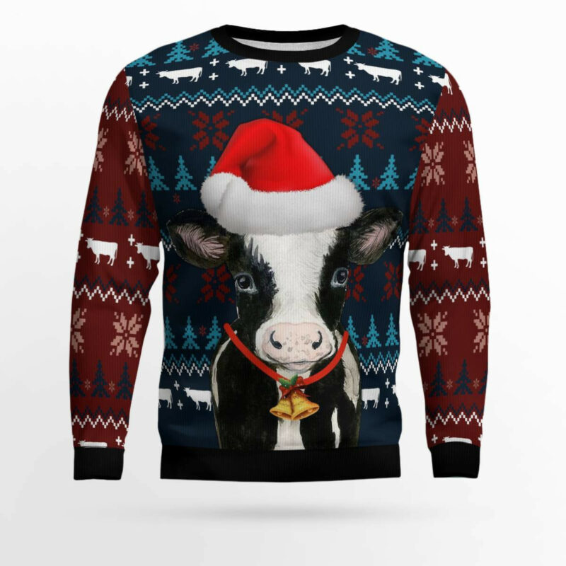 Lovely Cow Ugly Christmas Sweater