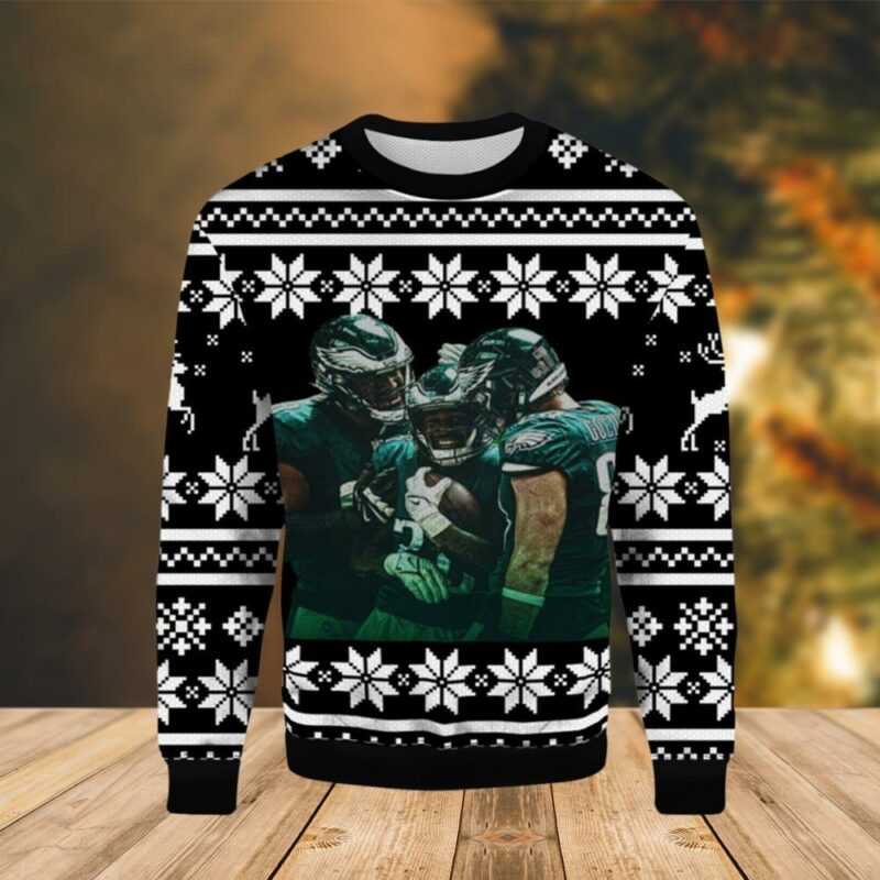 Philadelphia Eagles Go Birds Christmas Awesome Ugly Sweater - Narides