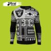 Raiders Christmas Nfl Oakland Raiders Patches Football Xmas Limited Ugly Sweater - Narides