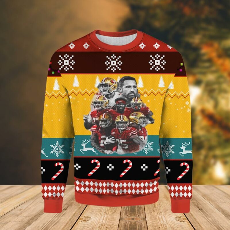 San Francisco 49ers Team Christmas Ugly Sweater - Narides