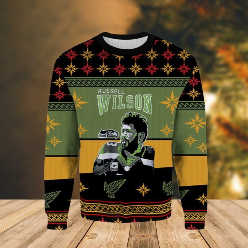 Sherman 25 Seattle Seahawks Christmas Awesome Ugly Sweater - Narides