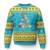 Xmas in Hawaii Ugly Christmas Sweater Mele Kalikimaka Hawaiian Tropical Flowers TS02