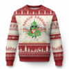 Teacher Christmas Ugly Christmas Sweater Rockin' Around The Classroom Groovy Xmas Tree TS02