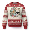 Skull Christmas Ugly Christmas Sweater Sorta Scary Sorta Merry TS02