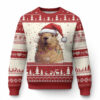 Capybara Christmas Ugly Christmas Sweater Funny Santa Capy Meme Xmas Vibe TS02