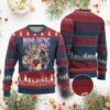 Baby Hippo Moo Deng Ugly Christmas Sweater Funny Moo-deng Baby Pygmy Hippopotamus TS02