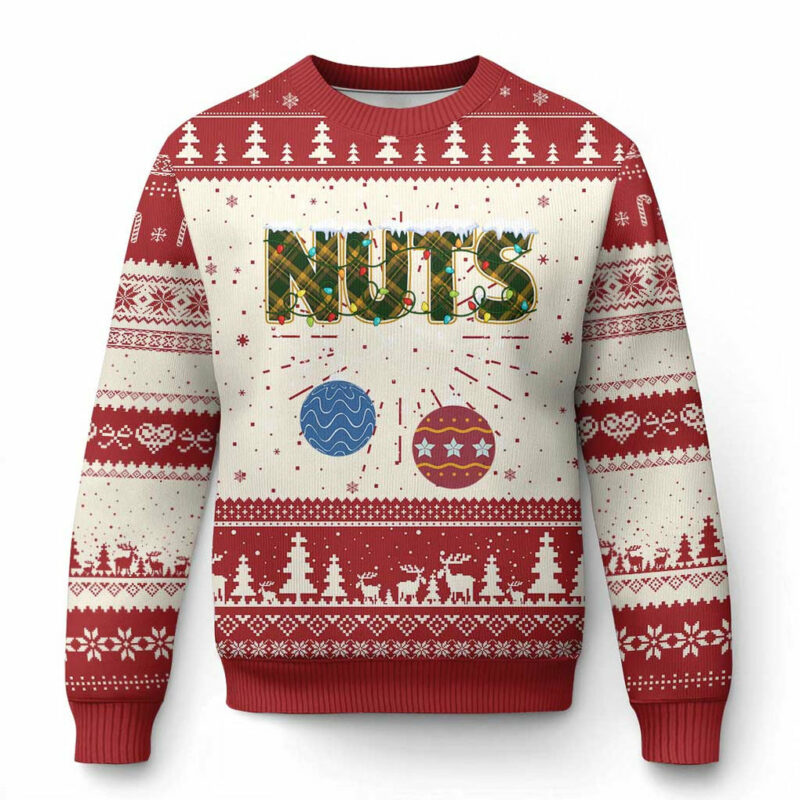 Christmas Couples Ugly Christmas Sweater Chestnuts Xmas Matching Family Funny Nuts TS02