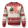 Xmas Trump Ugly Christmas Sweater Very Demure Very Cutesy Very President Very Merry TS09