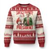 Xmas Trump Ugly Christmas Sweater Santa's Favorite President TS09