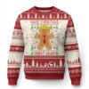 Funny Xmas Trump Ugly Christmas Sweater Gingerbread Trump Make Christmas Great Again TS09