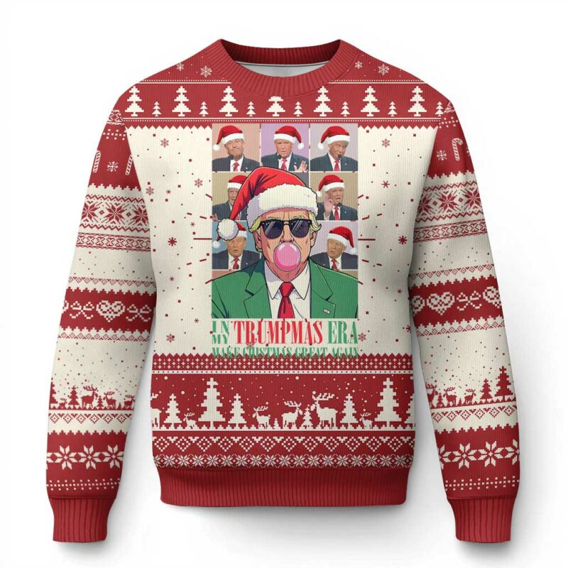 Xmas Trump Ugly Christmas Sweater Trump Era Make Christmas Great Again TS09