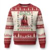 Funny Xmas Harris Ugly Christmas Sweater Joy To The World I'm Your President Kamala 2024 TS09