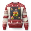 Funny Xmas Cat Ugly Christmas Sweater Santa Cat Hamburger Lover Galaxy Outer Space TS09