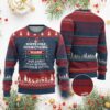 Funny Xmas Family Matching Ugly Christmas Sweater North Pole Correctional Disturbing The Peace TS09