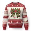 Funny Christmas Bow Present Costume Ugly Christmas Sweater TS09