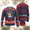 Funny Xmas Ugly Christmas Sweater Nothing For You Whore Santa Middle Finger TS09