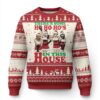 Funny Xmas Ugly Christmas Sweater There Is Some Ho Ho Hos In This House Horror Character Dancing TS09