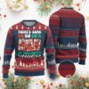 Funny Xmas Ugly Christmas Sweater There Is Some Ho Ho Hos In This House Horror Character TS09