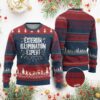 Funny Xmas Ugly Christmas Sweater Exterior Illumination Expert Christmas Lights TS09