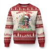 Funny Xmas Raccoon Ugly Christmas Sweater Sorta Merry Sorta Feral Merry Trashmas TS09