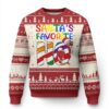 Funny Xmas LGBT Ugly Christmas Sweater Santas Favorite Ho Rainbow TS09