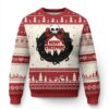 Gothic Xmas Ugly Christmas Sweater Merry Creepmas Cat Wreath TS09