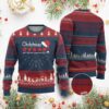 Funny Xmas Ugly Christmas Sweater Five Stars Totally Awesome Highly Recommend TS09