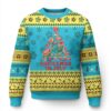 Funny Tropical Xmas Ugly Christmas Sweater Watermelon Summer Christmas Tree TS09