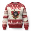 Xmas Krampus Ugly Christmas Sweater Season Greeting Coquette Bow Krampus TS09