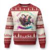 Funny Krampus Sleigh Rides Ugly Christmas Sweater Naughty List Members Only Since 1722 TS09