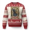 Krampus Cat Ugly Christmas Sweater Krampuss Black Cat Vintage Horror Christmas TS09