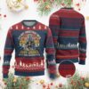 Funny Nakatomi Plaza Ugly Christmas Sweater It's Not Christmas Until Hans Gruber Falls TS09