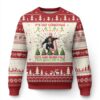 Xmas Nakatomi Plaza Ugly Christmas Sweater It's Not Christmas Until Hans Gruber Falls TS09