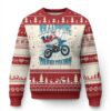 Dirt Bike Christmas Ugly Christmas Sweater Brraaap Funny Motocross Biker Xmas Gift TS10