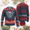 Funny Ugly Christmas Sweater On The List Of Naughty And I Regret Nothing TS10