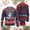 Viking Xmas Ugly Christmas Sweater Fa La La La Valhalla La Viking Santa Gnome TS11