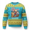 Xmas In Hawaii Ugly Christmas Sweater Mele Kalikimaka From The Land Where Palm Trees Sway Surfing Santa TS11