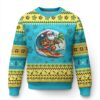 Xmas In Hawaii Ugly Christmas Sweater Mele Kalikimaka Santa Surfing Hibiscus TS11