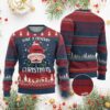 Funny Xmas Ugly Christmas Sweater Have A Crackin Christmas Santa TS11