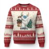 Funny Yule Yeti Ugly Christmas Sweater Christmas Mythical Creature Winter Solstice TS11